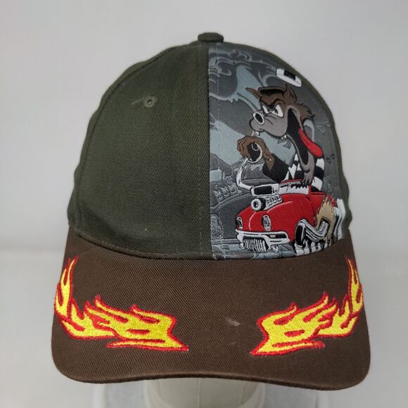 No Boundaries On The Run Flame Slideback Hat Multi OSFA Embroidered - Picture 2 of 8